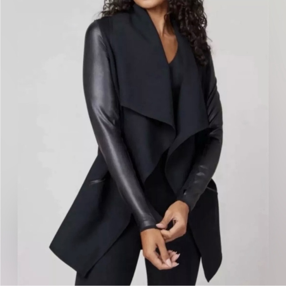Chic Black Waterfall Jacket